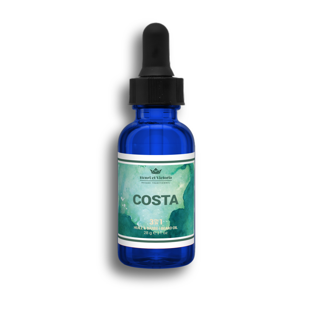 Huile à barbe - Costa - Huile Prérasage