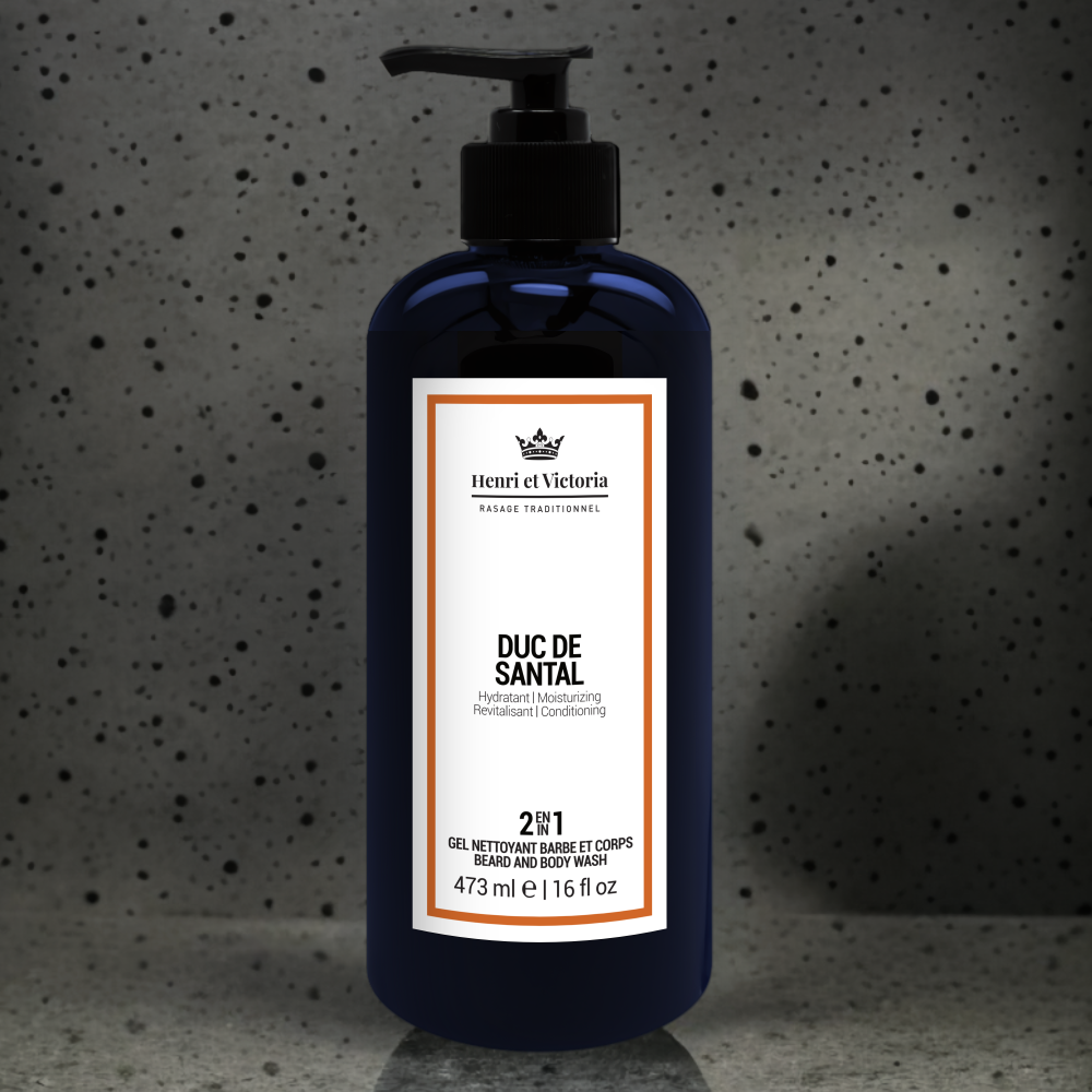 Gel nettoyant barbe et corps - Duc de Santal - 473 ml