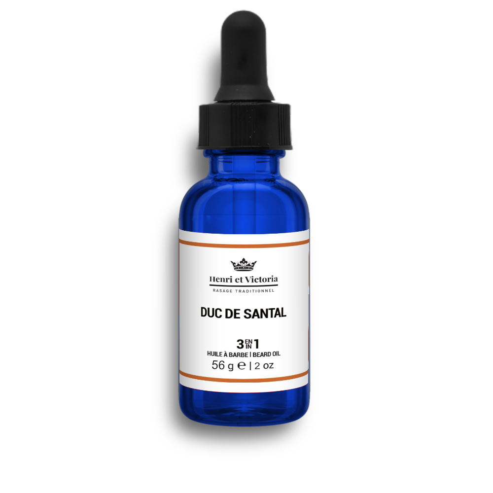 Huile à barbe - Huile Prérasage - Duc de Santal - 56 g