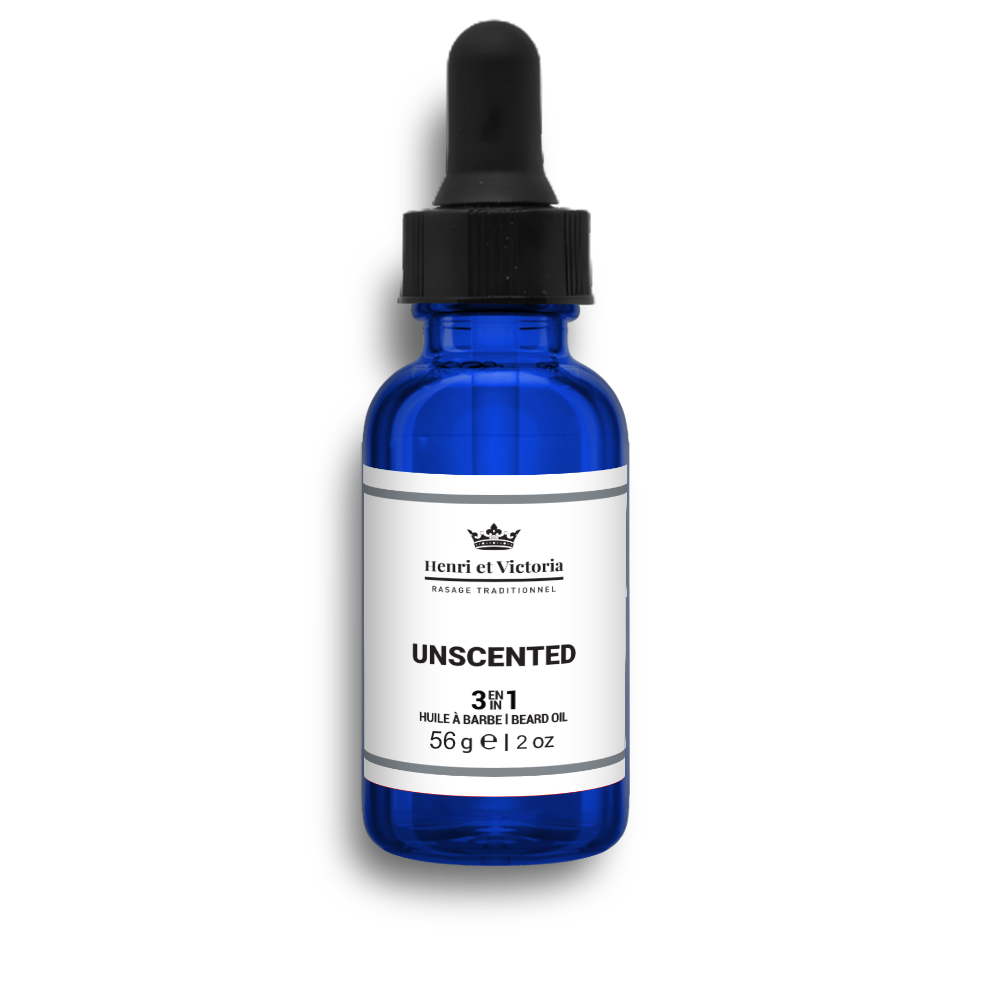 Huile à barbe - Huile Prérasage - Sans parfum - 56 g