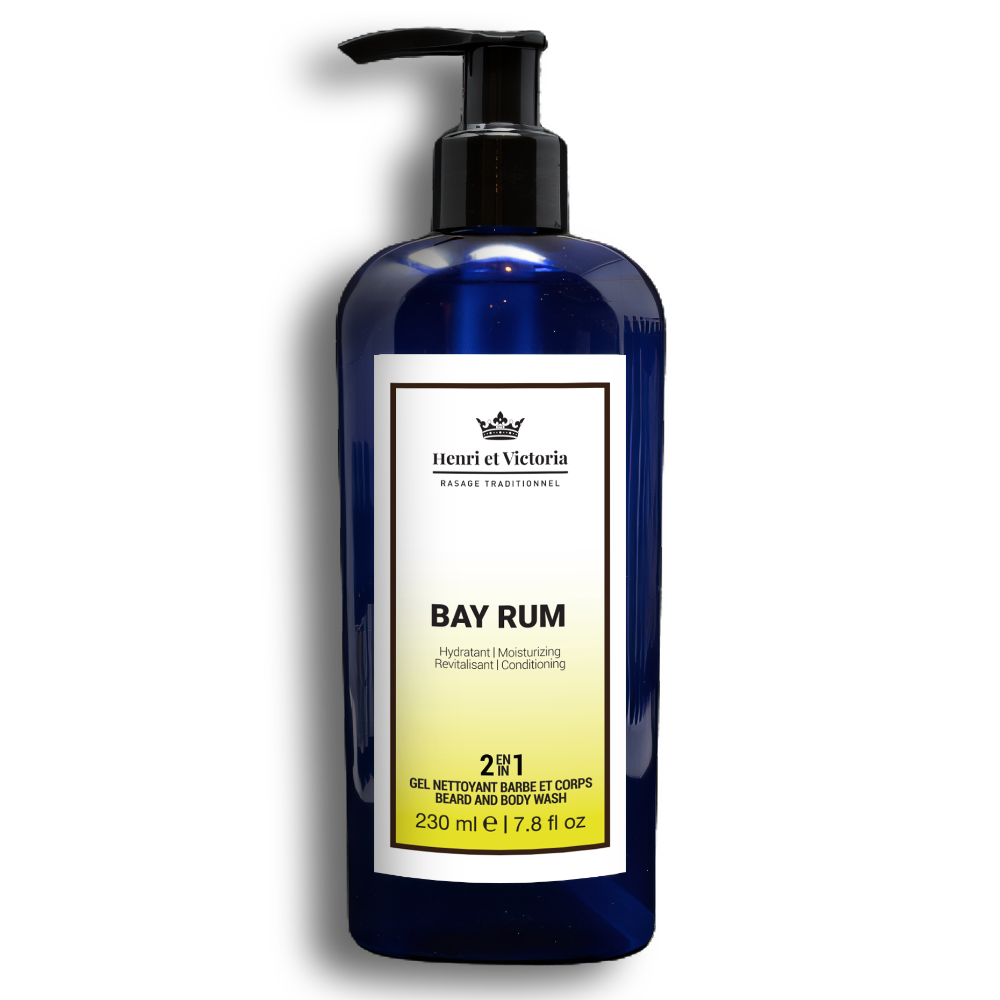Gel nettoyant barbe et corps - Bay Rum