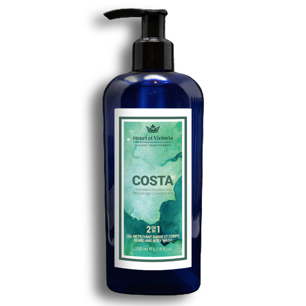Gel nettoyant barbe et corps - Costa
