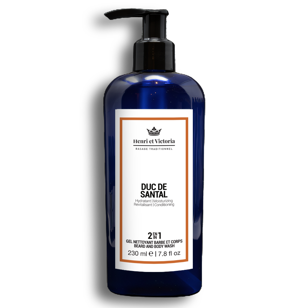 Gel nettoyant barbe et corps - Duc de Santal
