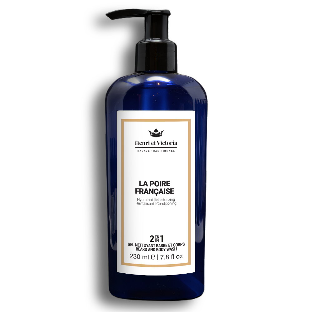 Gel nettoyant barbe et corps - La Poire Française