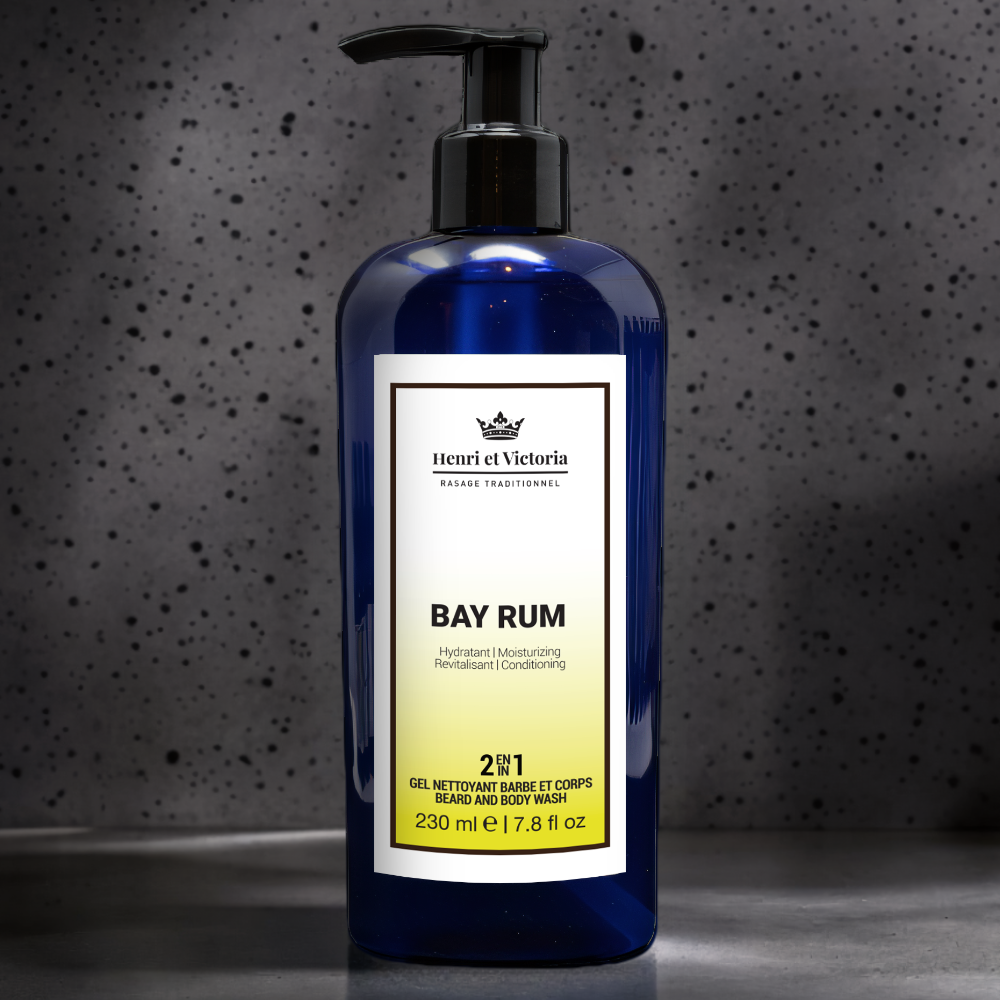 Gel nettoyant barbe et corps - Bay Rum