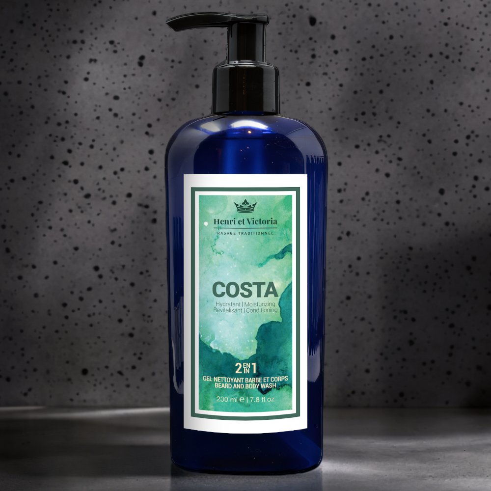 Gel nettoyant barbe et corps - Costa