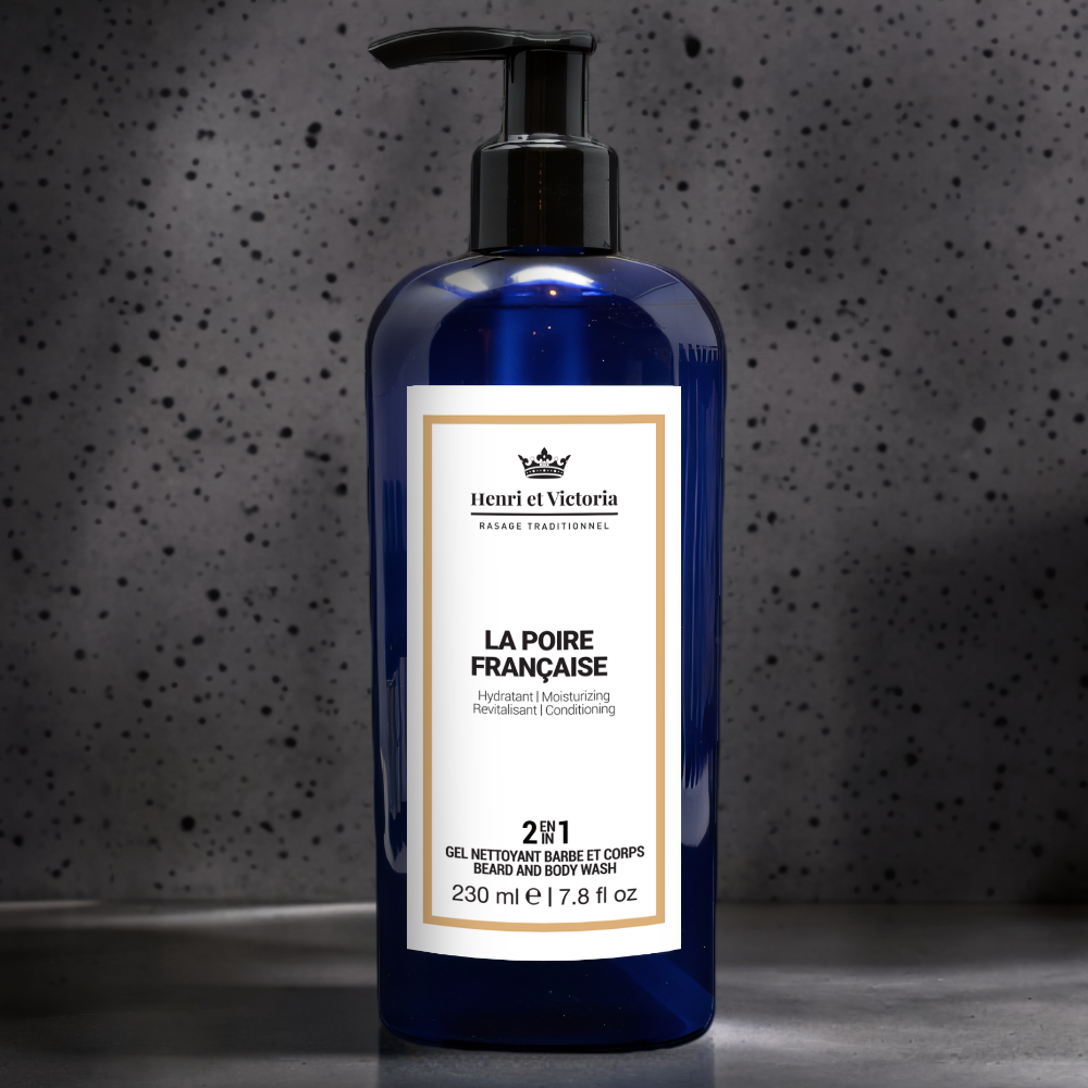 Gel nettoyant barbe et corps - La Poire Française