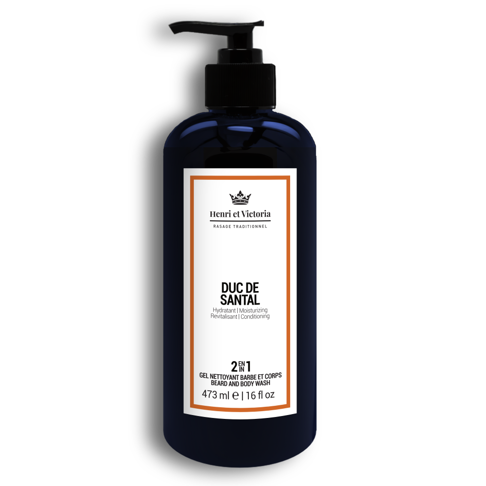 Gel nettoyant barbe et corps - Duc de Santal - 473 ml