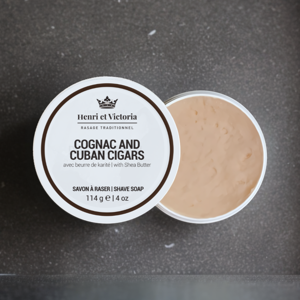 Savon à raser - Cognac et Cigares Cubains
