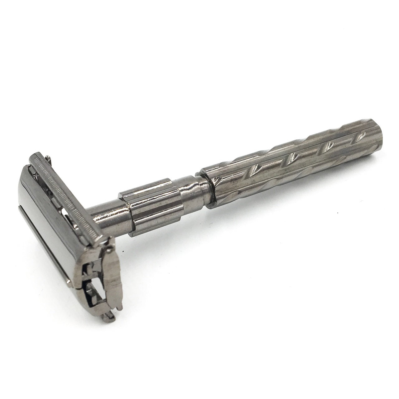 Rasoir de sûreté Parker 22R ouverture papillon Bronze chromé