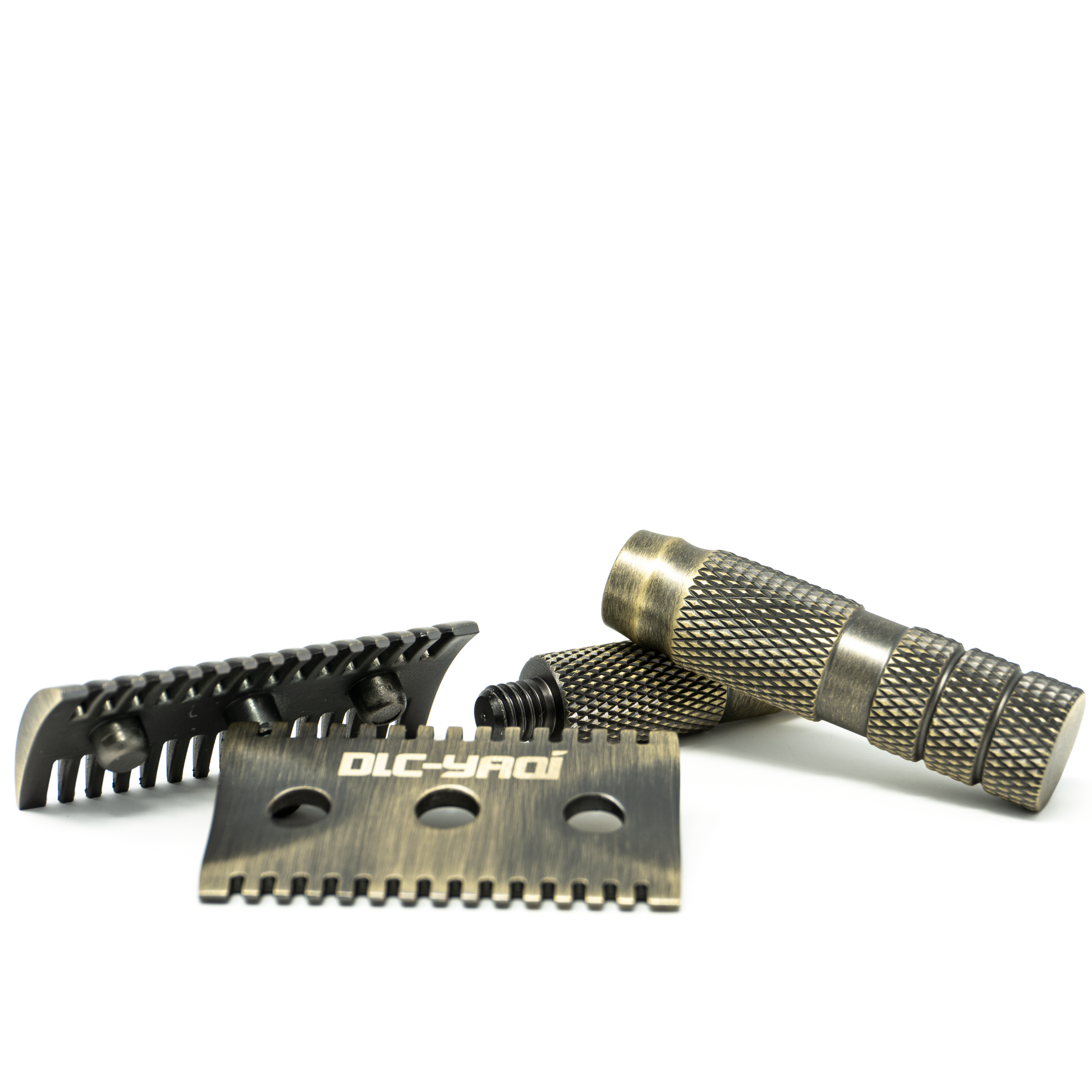 Tête de Rechange pour Rasoir SRH011 Yaqi, Peigne Ouvert, Bronze à Canon