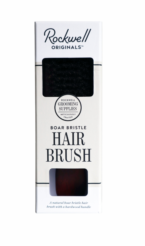Brosse à cheveux en poils de sanglier Rockwell