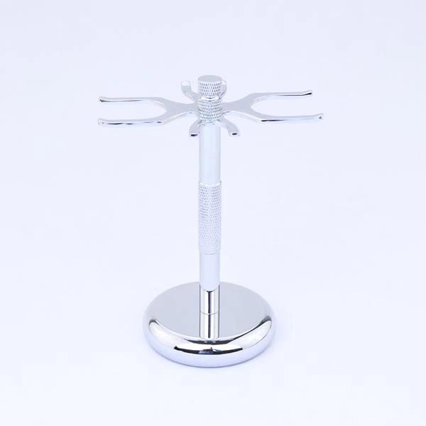 SS1601 Support Rasoir 4 dents Yaqi Chrome pour blaireaux 24mm 26mm 28mm